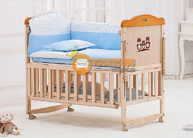 Giường cũi đa năng cho bé HP809A-2